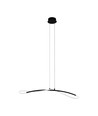 Outlet: EGLO Egidonella LED Pendel Lampe 20W i Sort/Hvid