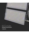 500W Super High Power LED projektør, Samsung LED chip - 135lm/W, 67.500lm, IP65, sort, 4000K, 5 års garanti