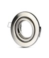 GU10 indbygningsspot - Satin nikkel, rund, Ø99 mm, hul: Ø74 mm