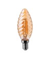 4W Kertepære E14 - Amber Dækning Twist 2200K