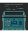Powerstation 500W - 568Wh, med strømudtag, 1x 230V AC output