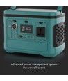 Powerstation 500W - 568Wh, med strømudtag, 1x 230V AC output