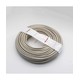 50 meter downlightkabel hvid - 230V, 3G1,5mm2