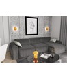 Mush LN2 Orange bordlampe - Ø18 cm, G9, 230V, uden lyskilde