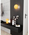 Mush LN2 Orange bordlampe - Ø18 cm, G9, 230V, uden lyskilde