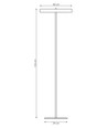 Nemo LN2 Orange bordlampe - Ø20 cm, G9, 230V, uden lyskilde