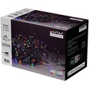 Restsalg: 8 m. multicolor cluster LED julelyskæde - 400 LED, memory funktion, IP44 udendørs, 230V
