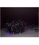 Outlet: 8 m. multicolor cluster LED julelyskæde - 400 LED, memory funktion, IP44 udendørs, 230V