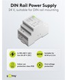 60W / 24V DC DIN skinne strømforsyning - 2.5A