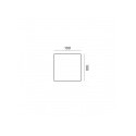 Restsalg: Kobi Cube 2x4 watt hvid væglampe - firkantet, justerbar spredning