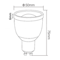 Outlet: Mi-Light CCT 5W GU10 490Lm 2,4GHz