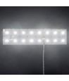 25x25 foldbar LED ark RA94 - 12W, IP20, 24V