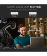 WiFi modtager til trådløse afbrydere, 1000W - Smart Home, kompatibel med Alexa/Google Home, IP20 indendørs