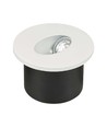 3W Ø7,5cm rund LED indbygningsspot til trapper - 270lm, 4000K, hvid, hul: Ø6,2 cm