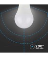 E27 8,5W LED pære - A60, Samsung LED chip, 5 års garanti