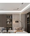 12W LED Skinnespot - Magnetisk Smart, 3i1, Sort Hus.