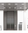 24W 29,5x29,5cm LED indbygningspanel, kvadratisk - 4000K, Hul: 28x28 cm, Mål: 29,5x29,5 cm