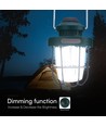 3W + 5W - Flamme Arbejds-Camping Genopladelig Lampe, Dæmpbar, IP44
