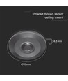 PIR loftsensor - helt sort