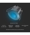 PIR loftsensor - helsort, maks: 500W LED