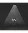 100W LED gadebelysning - Samsung chip, 4000K
