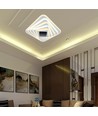 150W LED Smart loftslampe med 3D effekt - 50x50cm, CCT, dæmpbar, inkl. fjernbetjening