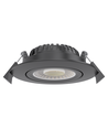 7W Ø8,3cm DimToWarm+CCT indbygningsspot dæmpbar RA96 - Hul: Ø6,8 cm, Mål: Ø8,3 cm, Sort
