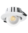 7W RA96 CCT + DimToWarm indbygningsspot til isolering - dæmpbar, Hul: Ø6,8 cm, Mål: Ø9,3 cm