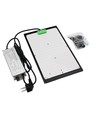 Quantum vækstlampe 120W - Inkl. ophæng, fuldt spektrum, uden blæser, justerbar lysstyrke, flicker free, IP65