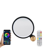 Slim Cirkel RGBIC lampe - Hvid, Ø20cm, Bluetooth, 5V USB