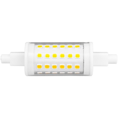 Restsalg: R7S LED pære - 6W, 78mm, dæmpbar, 230V - Dæmpbar : Dæmpbar, Kulør : Neutral