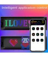 1x Pixel matrix panel 20x64 - Bluetooth, 5V USB