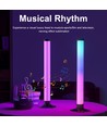 2 stk. ambient gamer bordlamper - RGB løbelys, 360° effekt, 43 cm