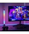2 stk. ambient gamer bordlamper - RGB løbelys, 360° effekt, 33 cm