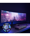 Infinity mirror light - RGBW, 9W, USB tilslutning, inkl. fjernbetjening