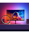 Slim Cirkel RGBIC lampe - Ø20cm, Bluetooth, 5V USB