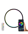 Slim Cirkel RGBIC lampe - Ø20cm, Bluetooth, 5V USB