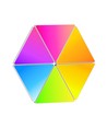10 stk. Hexagon Tri Panels - Væglys, RGBIC, fjernbetjening, app styring