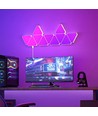 RGBIC Hexagon Tri Panels sæt 6 stk. - fjernbetjening, app styring, væglys