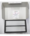 Hexa-Light RGBIC komplet sæt - 9 lysskinner, vægmonteret, Bluetooth app, USB, sort