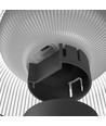 2,5W SOLARA FUNGI LED bordlampe, 3,7V - 200lm, IP44, 2700K, genopladelig, sort