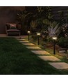 2,5W SOLARA FUNGI LED bordlampe, 3,7V - 200lm, IP44, 2700K, genopladelig, sort
