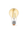 A60 LED-pære 10W E27 - kultråddesign, ravfarvet, ekstra varm hvid, 230V, 1050lm, forbrug 10W