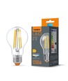A60 LED-pære 10W E27 - kultråddæmpbar, neutral hvid, 230V, 1200lm, forbrug 10W