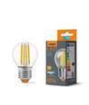 G45 LED-pære 6W E27 - kultråd, neutral hvid, 230V, 806 lm