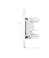 BINERA CAT6 enkelt computerstik - Hvid, RJ45, indbygning, IP20