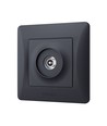 Videx BINERA TV-stik - Sort grafit, IP20, 5-862 MHz, 75 Ω