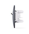 Cat6+Cat6 dobbeltstik - til computer, sort