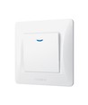 1-polet kontakt - LED-bagbelysning, hvid