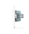Kontrolbryder - 2-polet, med LED-bagbelysning, hvid